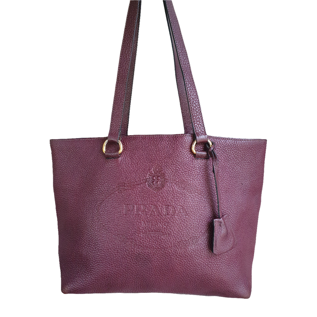 Prada leather shoulder bag