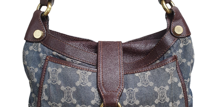 Celine denim vintage shoulder bag