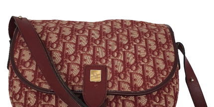 Dior monogram vintage denim crossbody bag