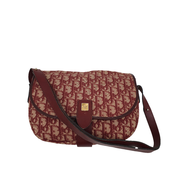 Dior monogram vintage denim crossbody bag