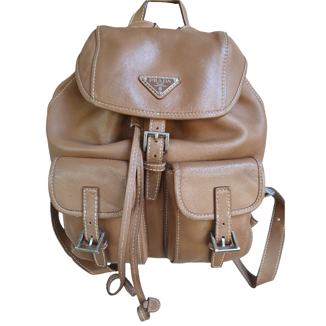 Prada leather backpack