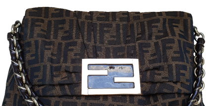 Fendi Zucca FF large shoulder bag