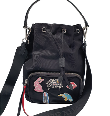 Prada duet crossbody bag
