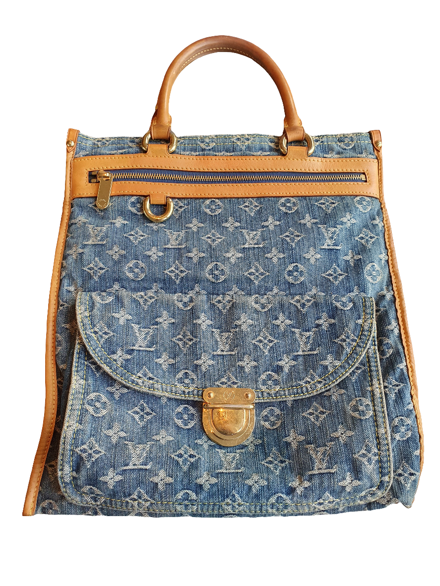 Louis vuitton denim handbag