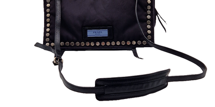 Prada studded crossbody bag