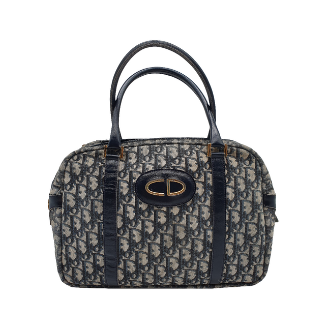 Dior bowling vintage denim monogram bag