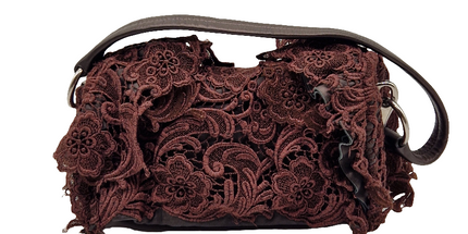 Prada lace shoulder bag