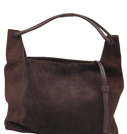 Gucci suede shoulder bag