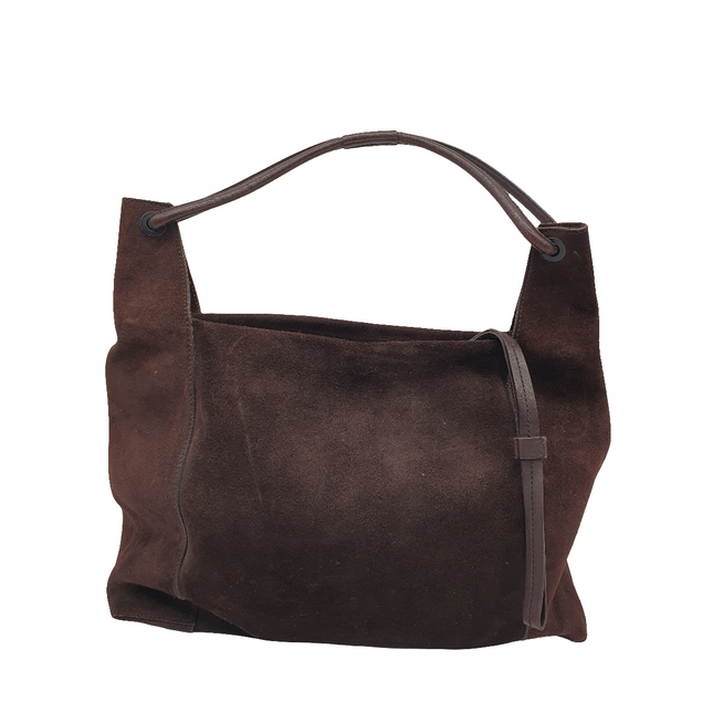 Gucci suede shoulder bag