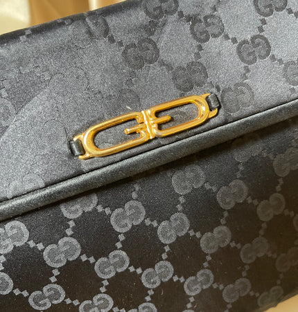 GUCCI  vintage satin crossbody bag