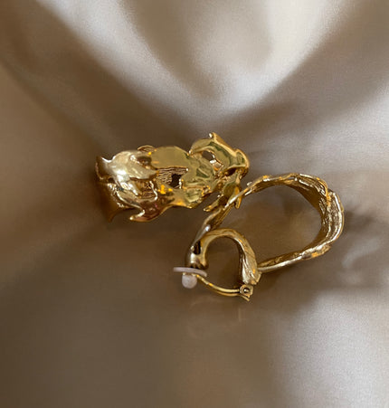 Yves saint laurent  artsy earrings