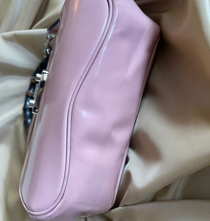 GUCCI  lady lock bamboo top handle bag