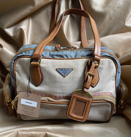 PRADA  cloth shoulder bag