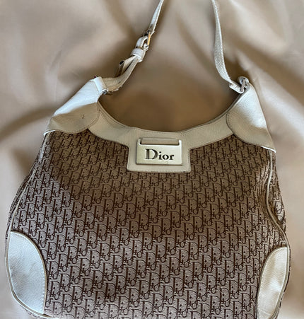 Dior cloth vintage shoulder bag