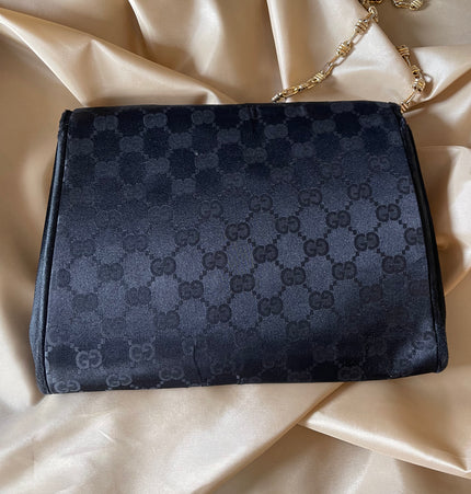 GUCCI  vintage satin crossbody bag