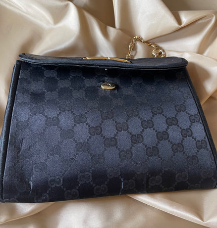 GUCCI  vintage satin crossbody bag