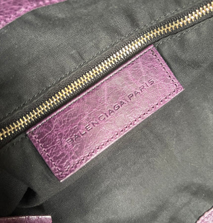 Balenciaga perforated City bag