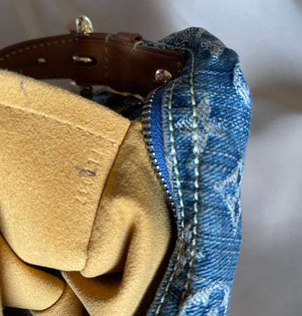 Louis Vuitton baggy denim shoulder bag