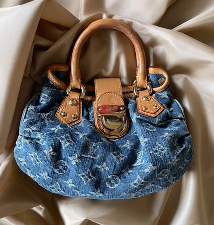 Louis Vuitton platty denim mini handbag