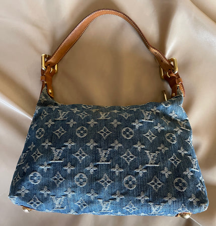 Louis Vuitton baggy denim shoulder bag