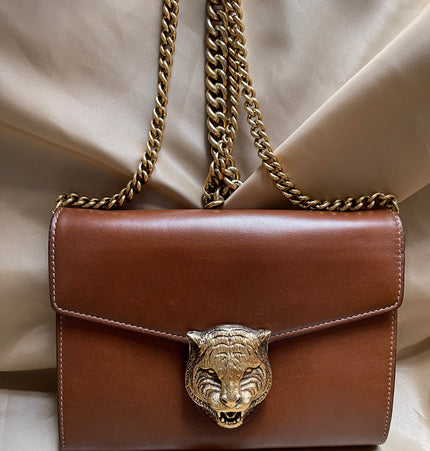 GUCCI  animalier chain crossbody bag