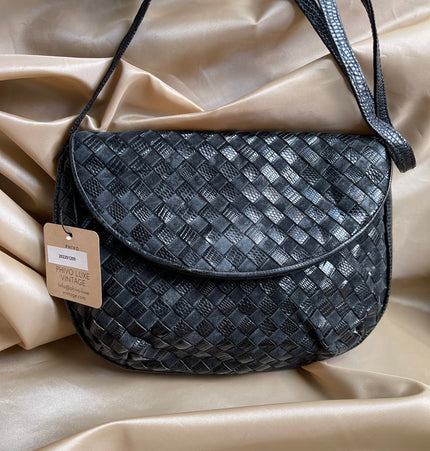 Sac bandoulière vintage en cuir Bottega Veneta