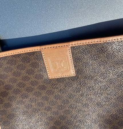 CELINE  triomphe vintage clutch bag