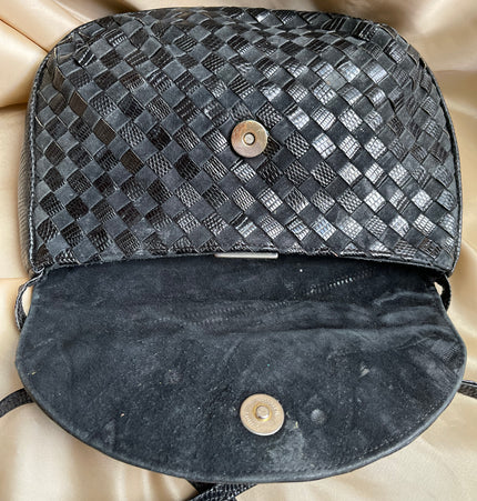 Sac bandoulière vintage en cuir Bottega Veneta