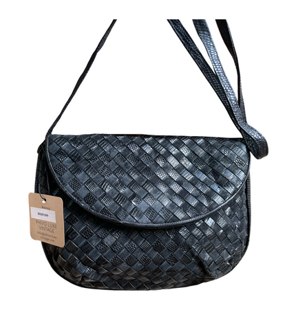 Sac bandoulière vintage en cuir Bottega Veneta
