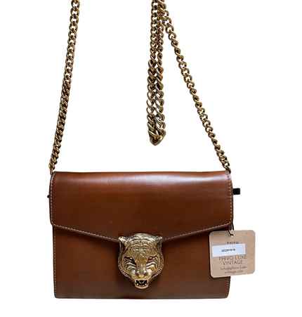 GUCCI  animalier chain crossbody bag
