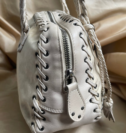 Dior cloth shoulder cloth bag