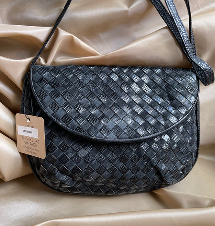 Sac bandoulière vintage en cuir Bottega Veneta