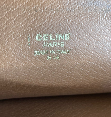 CELINE  triomphe vintage clutch bag