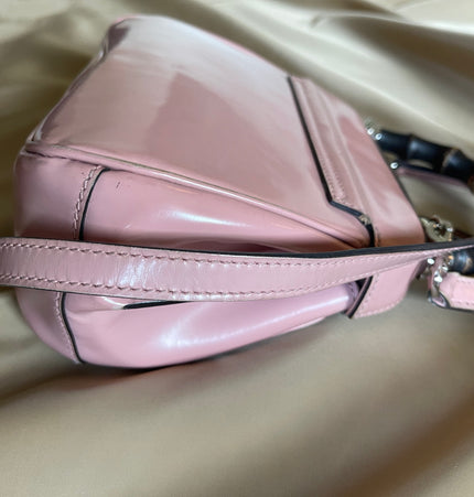 GUCCI  lady lock bamboo top handle bag