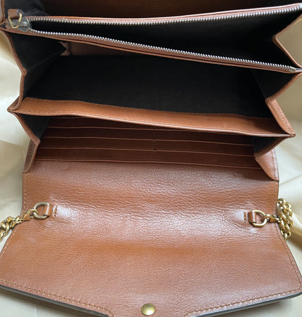 GUCCI  animalier chain crossbody bag