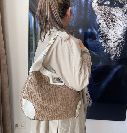 Dior cloth vintage shoulder bag