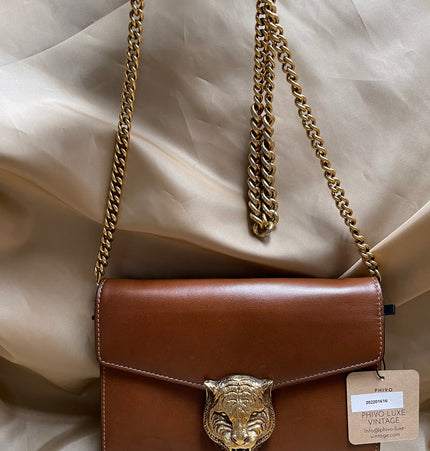 GUCCI  animalier chain crossbody bag
