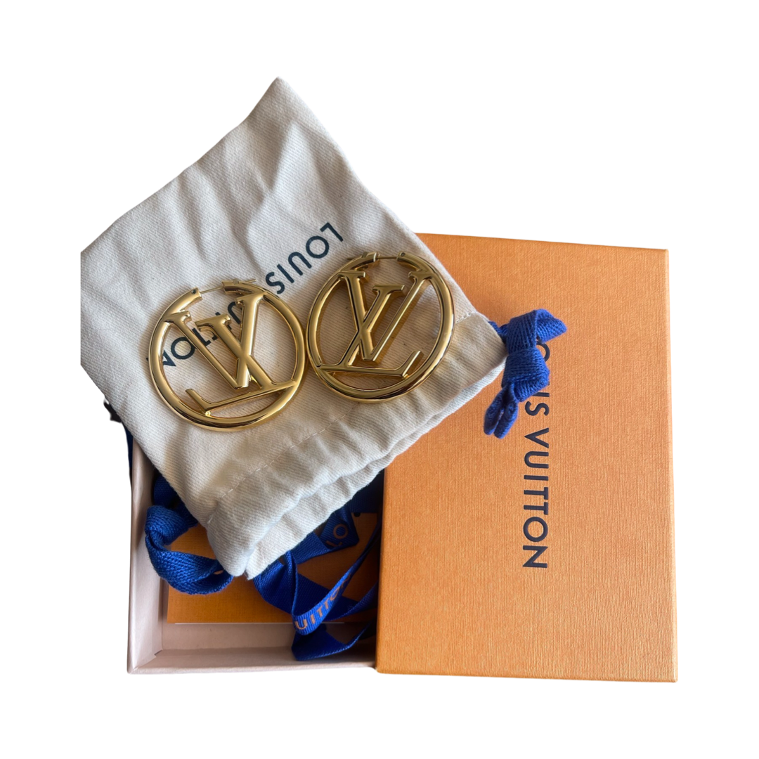 Louis Vuitton hoop earrings