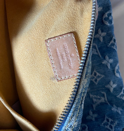 Louis Vuitton baggy denim shoulder bag