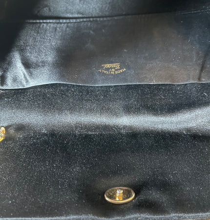 GUCCI  vintage satin crossbody bag