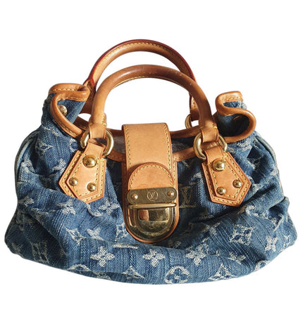 Louis Vuitton platty denim mini handbag