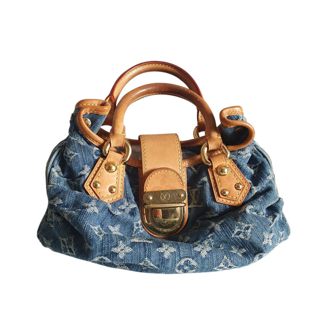 Louis Vuitton platty denim mini handbag