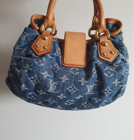 Louis Vuitton platty denim mini handbag