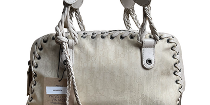 Dior cloth shoulder cloth bag