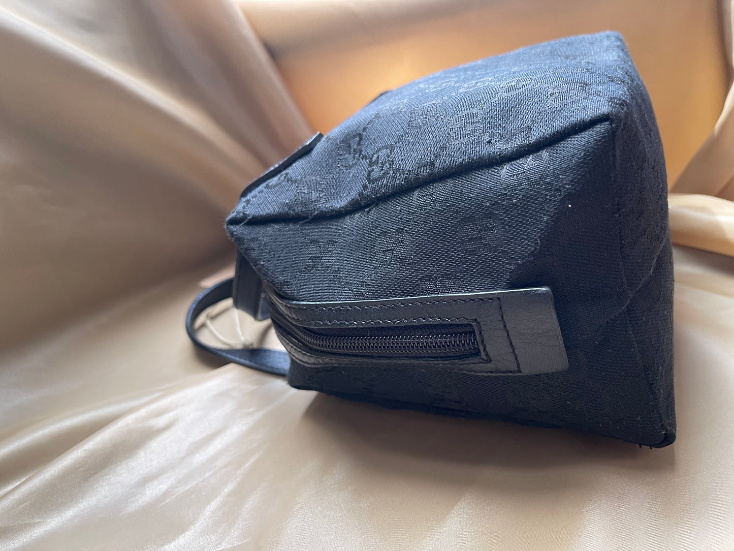 GUCCI  mini top handle cloth bag