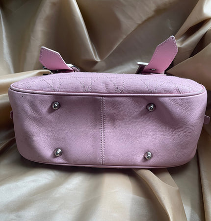 Dior Boston leather handbag