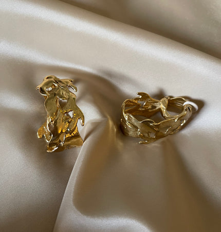 Yves saint laurent  artsy earrings