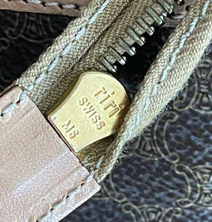 CELINE  triomphe vintage clutch bag