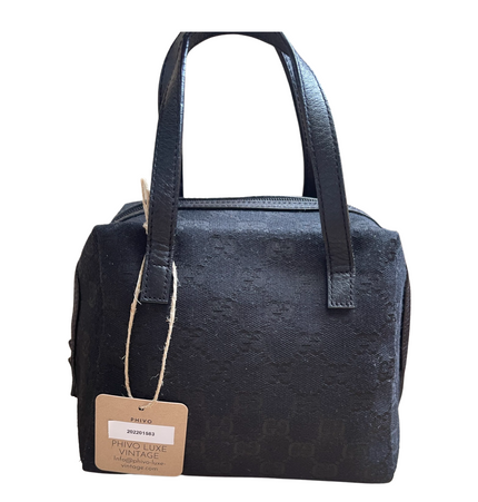 GUCCI  mini top handle cloth bag