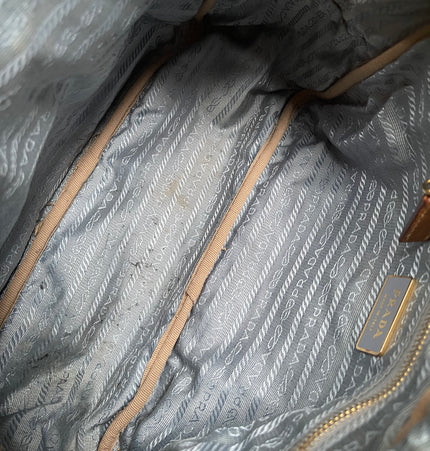 PRADA  cloth shoulder bag